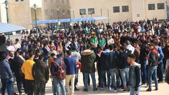 وقفة تضامنية مع الأسرى المضربين عن الطعام في جامعة النجاح