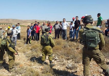 قوات الاحتلال تحتجز ستة مزارعين شمال شرق جنين