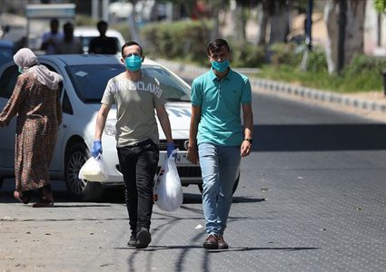 غزة: 5 وفيات و192 إصابة جديدة بفيروس كورونا