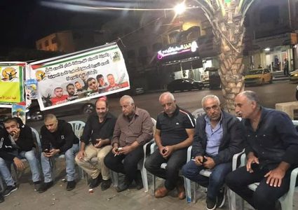 استمرار الفعاليات الداعمة للأسرى المضربين عن الطعام في جنين