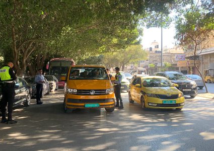 انطلاق الفحص المروري الشتوي في محافظة نابلس