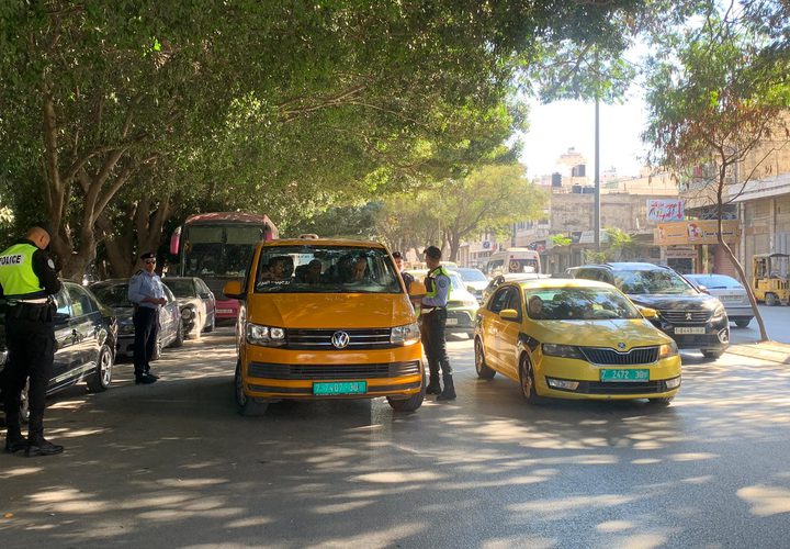 انطلاق الفحص المروري الشتوي في محافظة نابلس- تصوير: سارة ابو زيت