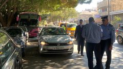 انطلاق الفحص المروري الشتوي في محافظة نابلس- تصوير: سارة ابو زيت