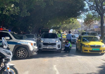انطلاق الفحص المروري الشتوي في محافظة نابلس
