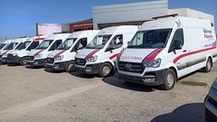 دخول 28 مركبة إسعاف ضمن قافلة أميال لقطاع غزة