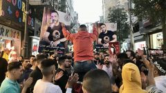 مسيرة في رام الله إسنادا للأسرى المضربين عن الطعام