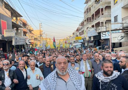 الفلسطينيون في لبنان يحيون الذكرى الـ17 لاستشهاد الرئيس عرفات