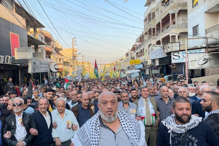 الفلسطينيون في لبنان يحيون الذكرى الـ17 لاستشهاد الرئيس عرفات