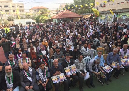 احياء ذكرى استشهاد أبو عمار وإعلان الاستقلال في جنين