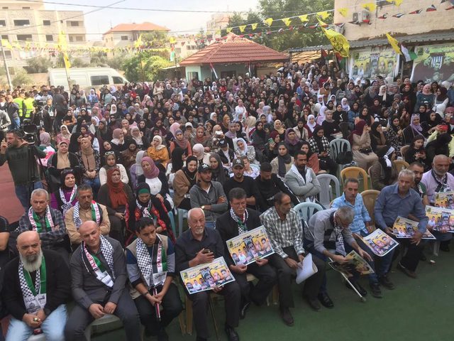 احياء ذكرى استشهاد أبو عمار وإعلان الاستقلال في جنين