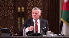 مللك الأردن:سنظل إلى جانب أشقائنا الفلسطينيين حتى يستعيدوا حقوقهم