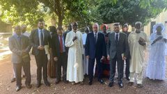 الهباش يطلع قيادات دينية في مالي على أوضاع مدينة القدس