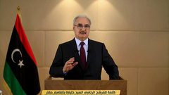 المشير خليفة حفتر يعلن ترشحه للانتخابات الرئاسية في ليبيا