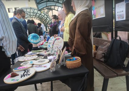 جامعة النجاح تحتوي مواهب طلبتها من خلال معرض موهبتي الرابع