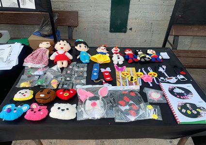 عمادة شؤون الطلبة في جامعة النجاح تنظم معرض"موهبتي" الرابع والذي يستمر ليومين- تصوير سارة أبو الزيت