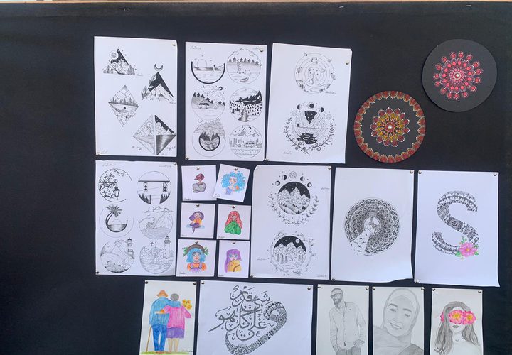 عمادة شؤون الطلبة في جامعة النجاح تنظم معرض"موهبتي" الرابع والذي يستمر ليومين- تصوير سارة أبو الزيت