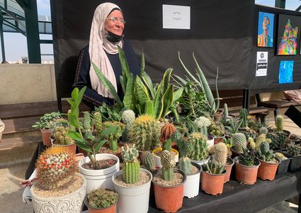 عمادة شؤون الطلبة في جامعة النجاح تنظم معرض"موهبتي" الرابع والذي يستمر ليومين- تصوير سارة أبو الزيت