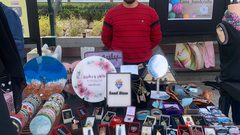 عمادة شؤون الطلبة في جامعة النجاح تنظم معرض"موهبتي" الرابع والذي يستمر ليومين- تصوير سارة أبو الزيت