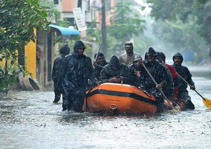 17 قتيلا وعشرات المفقودين جراء أمطار غزيرة جنوبي الهند