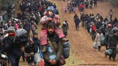 منظمة الصحة تتفقد اللاجئين على الحدود البيلاروسية البولندية