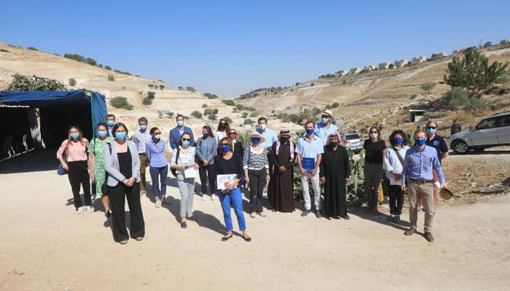 دبلوماسيون أوروبيون يؤكدون رفضهم للاستيطان في الأراضي الفلسطينية