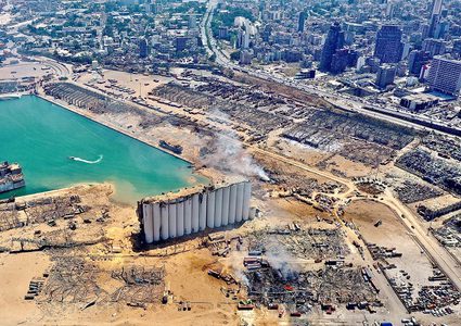 روسيا سلمت لبنان صور أقمار صناعية لإنفجار مرفأ بيروت