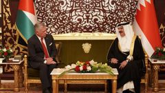 عاهلا الأردن والبحرين يبحثان تطورات القضية الفلسطينية