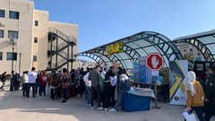 مقتطفات من فعالية الأيام الإرشادية لطلبة الثانوية العامة في جامعة النجاح الوطنية حيث استقبلت الجامعة نحو 6000 طالب وطالبة ثانوية عامة - تصوير سارة أبو الزيت