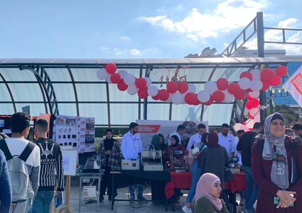 مقتطفات من فعالية الأيام الإرشادية لطلبة الثانوية العامة في جامعة النجاح الوطنية حيث استقبلت الجامعة نحو 6000 طالب وطالبة ثانوية عامة - تصوير سارة أبو الزيت