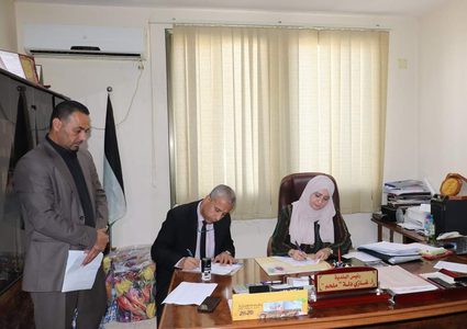 توقيع اتفاقية تبني لمدارس بلدة كفر راعي جنوب جنين