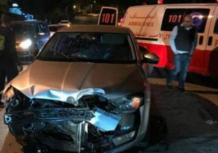 مصرع مواطن في حادث سير ذاتي جنوب نابلس