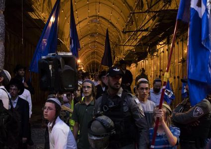 مسيرة استفزازية للمستوطنين في زقاق القدس القديمة