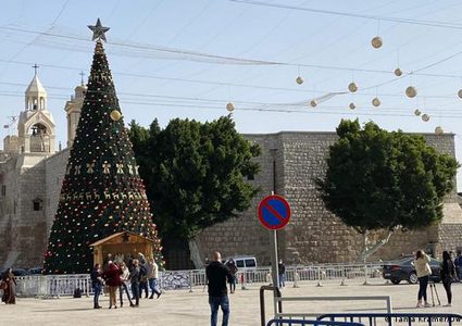 افتتاح سوق الميلاد في بيت لحم