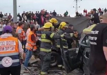 وفاة فلسطينيين وإسرائيلي في حادث سير مروع قرب رام الله