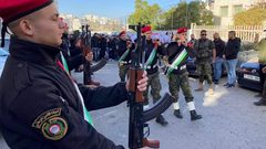 بدء مراسم تشييع جثمان الطالب المغدور مهران خليلية من مستشفى رفيديا إلى مثواه الأخير في بلدة جبع.
