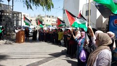 وقفة دعم وإسناد للأسرى في بيت لحم