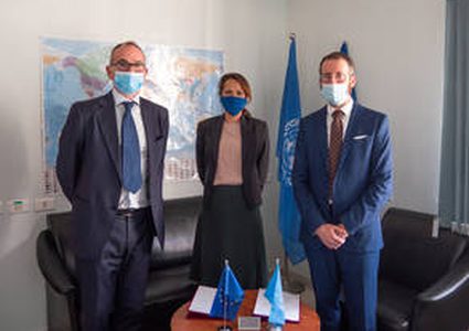 إيطاليا تتبرع بمبلغ 3 ملايين يورو من أجل خدمات الأونروا في الضفة