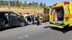 إصابة خطيرة جراء حادث طرق قرب الزرازير في الداخل المحتل