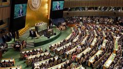 الجمعية العامة تصوّت بالأغلبية على قرار يؤيد حق الشعب الفلسطيني