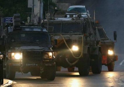 قوات الاحتلال تقتحم بلدة بزاريا شمال نابلس