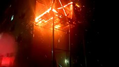 إصابة 5 أشخاص جراء حريق بمنزل في كفر قاسم