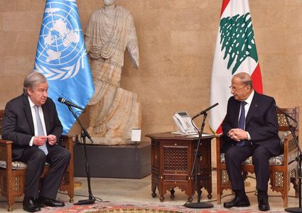 غوتيريش يوضح الهدف من زيارة لبنان