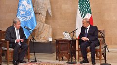 غوتيريش يوضح الهدف من زيارة لبنان