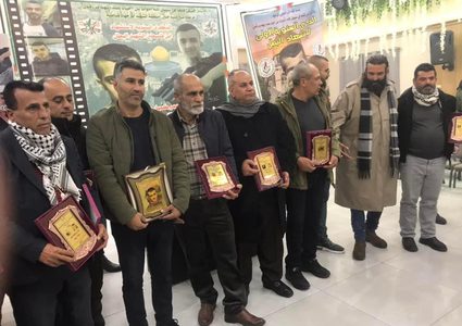 فتح في قباطية تكرّم ذوي الشهداء المحتجزة جثامينهم لدى الاحتلال