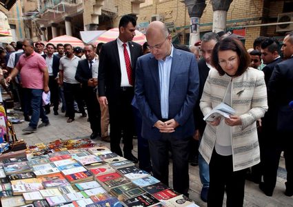 افتتاح شارع "المتنبي" الشهير في بغداد بحلته الجديدة