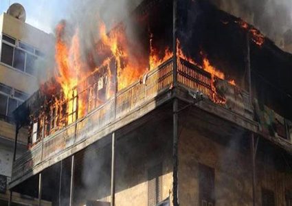 ثلاث إصابات في حريق إثر تسرب للغاز برفح جنوب غزة