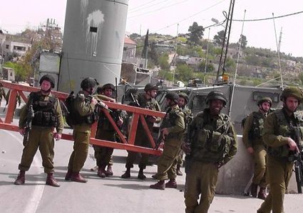 قوات الاحتلال تغلق كافة الطرق الرئيسية والفرعية المؤدية إلى برقة