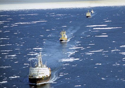حركة الملاحة عبر الممر البحري الشمالي تسجل رقما قياسيا جديدا