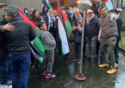 ايقاد شعلة انطلاقة الثورة في بروكسل