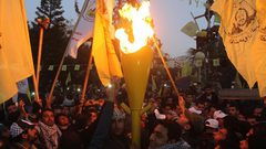 "فتح" توقد شعلة الانطلاقة الـ57 وسط مدينة غزة